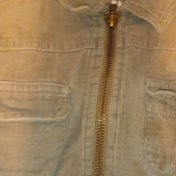 Faded Glory vintage tan corduroy and‎ fleece jacket 24 months - Picture 4 of 6